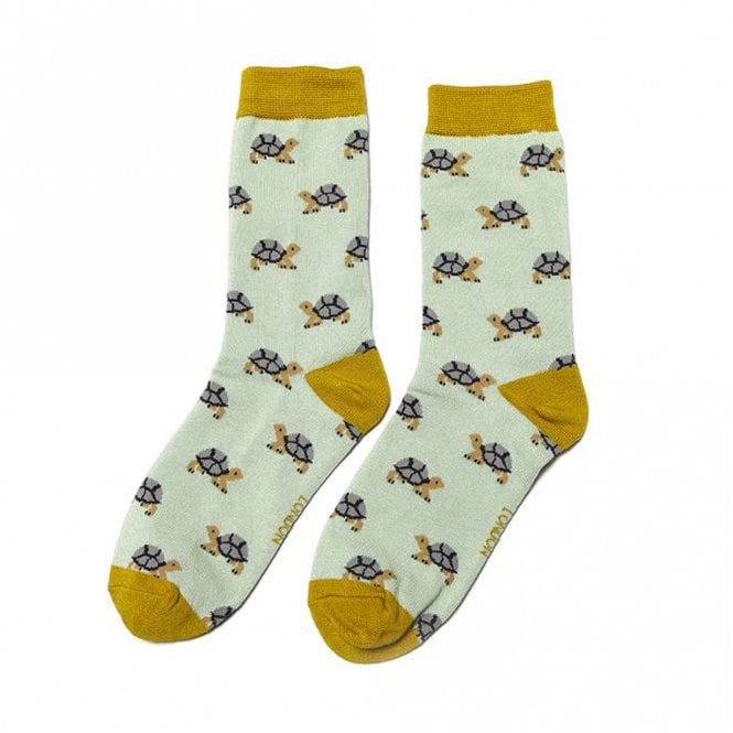 Miss Sparrow Duck Egg Turtles Ankle Socks