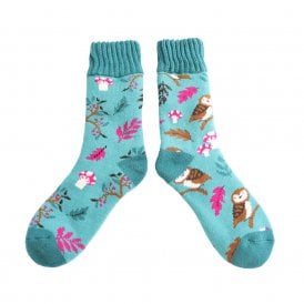 Winter Wonderland Duck Egg Socks
