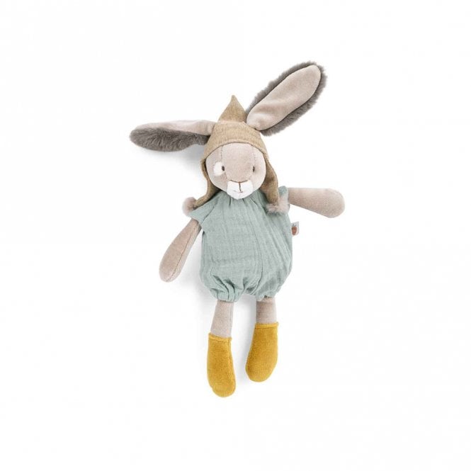 Moulin Roty Small Rabbit Soft Toy - Sage