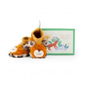 Taïgo Leopard Baby Slippers