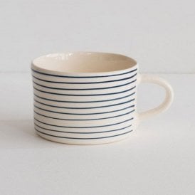 Blue Horizontal Stripe Mug