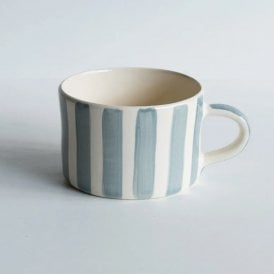 Dove Grey Candy Stripe Mug