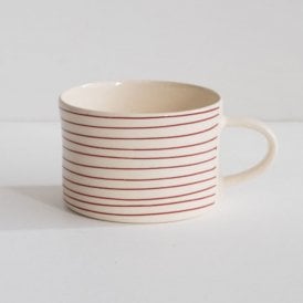 Paprika Horizontal Stripe Mug