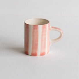 Rose Candy Stripe Espresso Cup