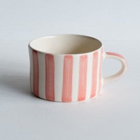 Rose Candy Stripe Mug