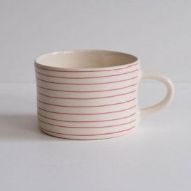 Rose Horizontal Stripe Mug