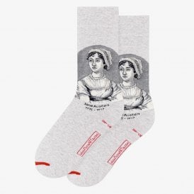 Cassandra Austen Portrait of Jane Austen Socks