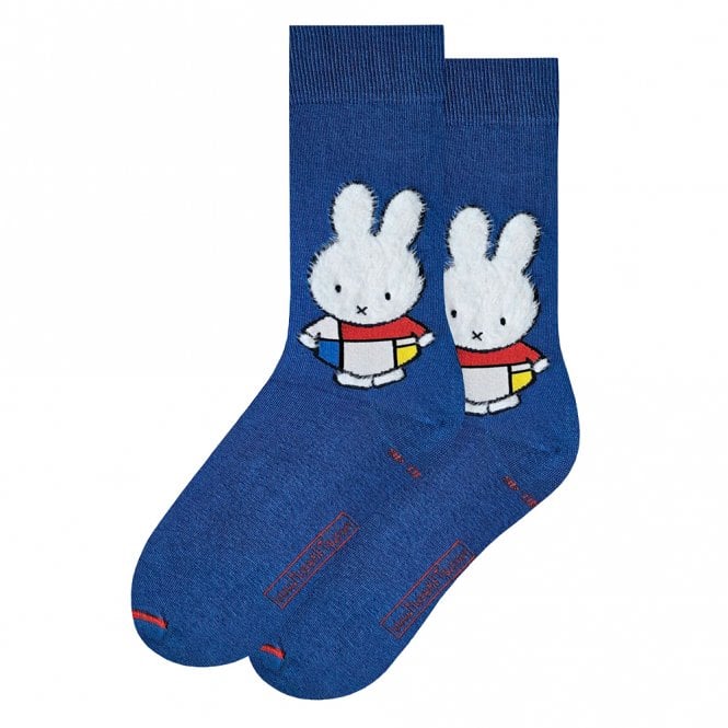 MuseARTa Men's Dick Bruna Miffy Piet Mondrian Composition Socks