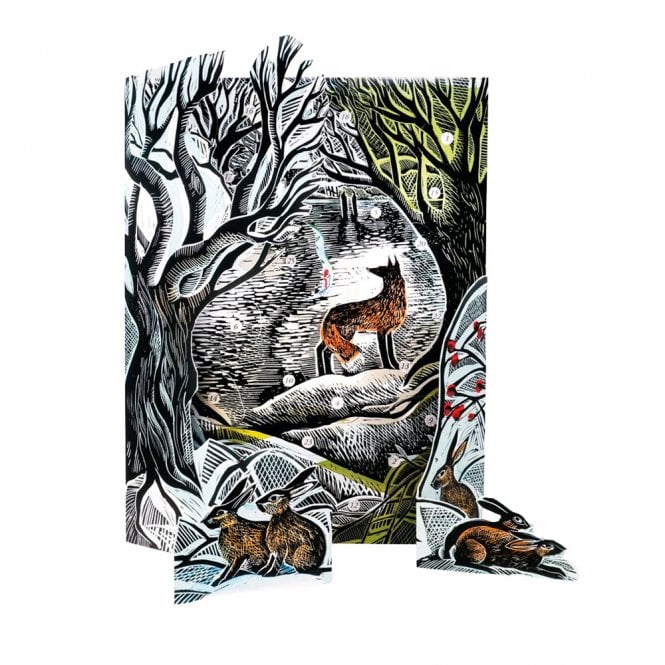 Museums & Galleries Angela Harding 3D Midnight Fox Advent Calendar