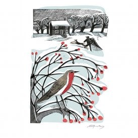 Angela Harding Bringing Back The Tree Pack of 8 Christmas Cards