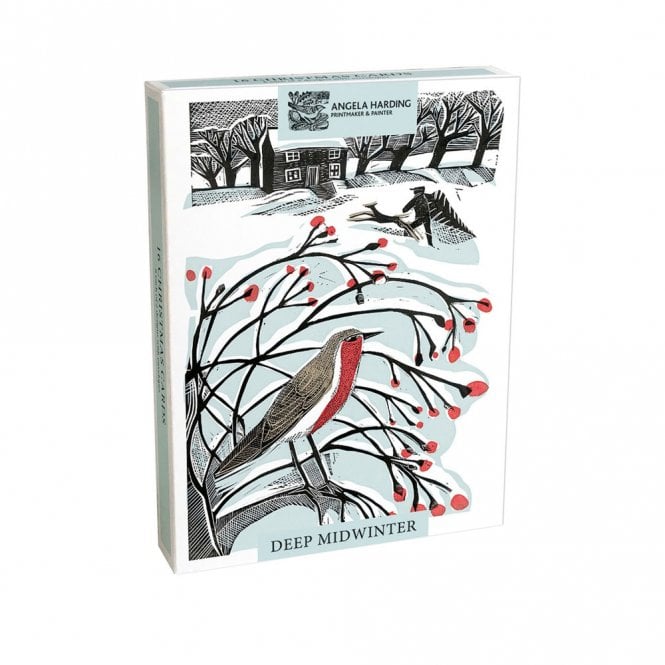 Museums & Galleries Angela Harding Deep Midwinter Pack of 16 Christmas Cards