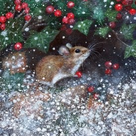 Animals and Winter Berries Pack of 20 Charity Christmas Cards