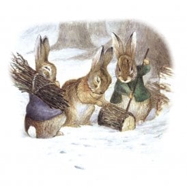 Beatrix Potter Wood for the Fire Pack of 8 Christmas Cards
