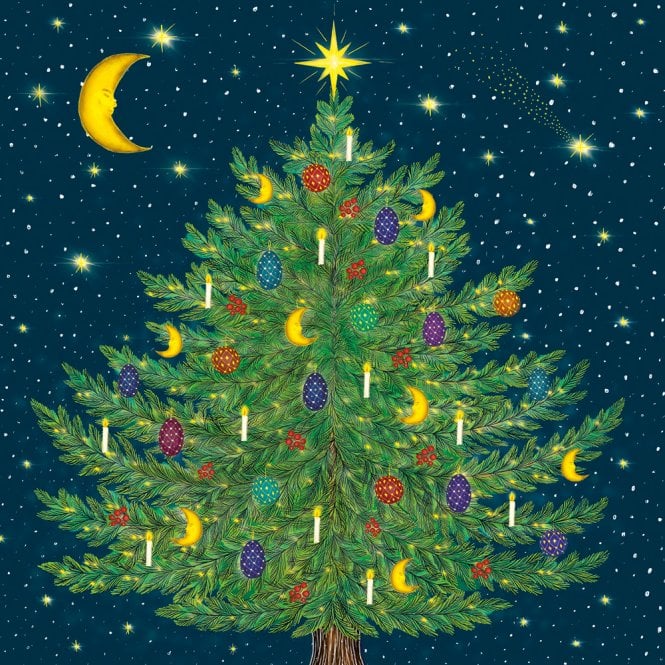 Museums & Galleries BHF Christmas Tree Pack of 5 Christmas Cards
