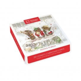 BHF Festive Forest Pack of 20 Christmas Cards