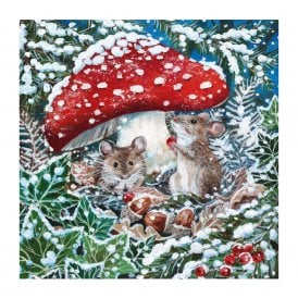 BHF Sheltering from the Snow Pack of 8 Christmas Cards