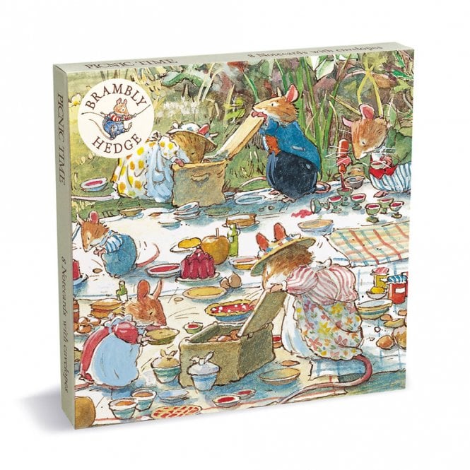 Museums & Galleries Brambly Hedge Picnic Time Square Notecard Pack