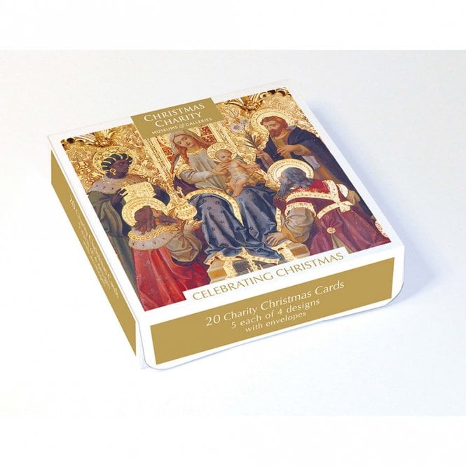 Museums & Galleries Celebrating Christmas Pack of 20 Charity Christmas Cards