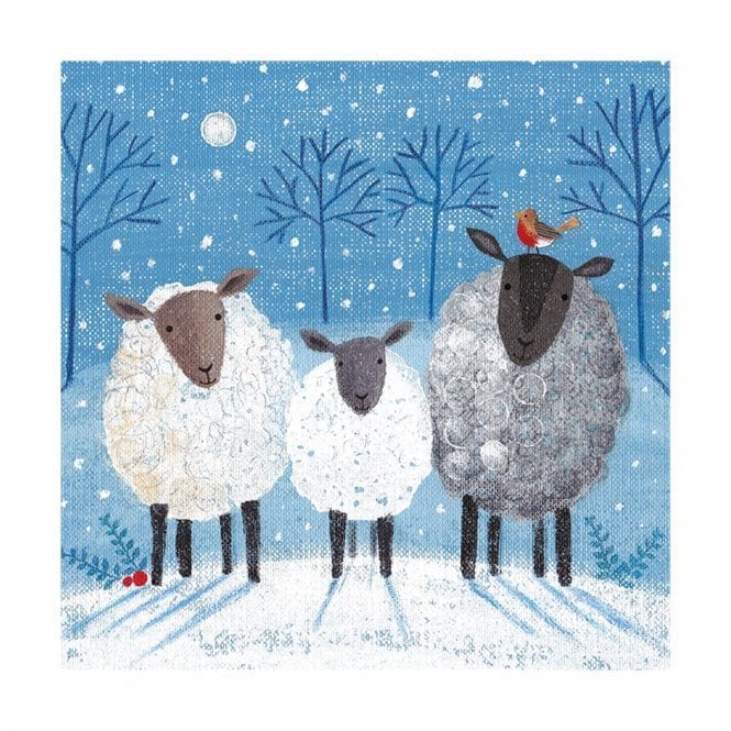 Museums & Galleries Christmas Bleatings Pack of 8 Charity Christmas Cards