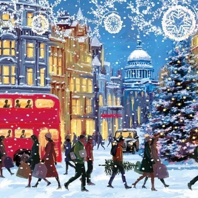 Museums & Galleries Christmas Eve Pack of 5 Charity Christmas Cards