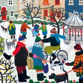 Christmas in the Village Pack of 12 Charity Christmas Cards
