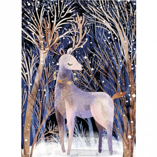 Museums & Galleries Forest Stag Pack of 8 Charity Christmas Cards