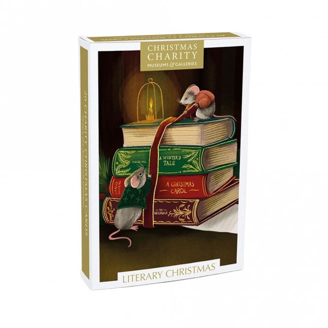 Museums & Galleries Literary Christmas Pack of 20 Charity Christmas Cards