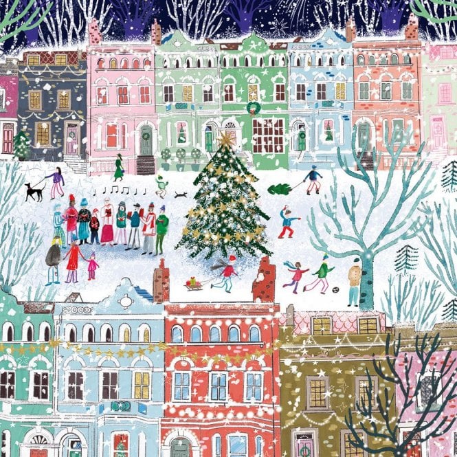 Museums & Galleries Macmillan Christmas in Notting Hill Pack of 5 Christmas Cards