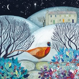 Macmillan Midnight Pheasant Pack of 5 Christmas Cards