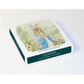 Peter Rabbit Theme Square Notecards Pack of 20