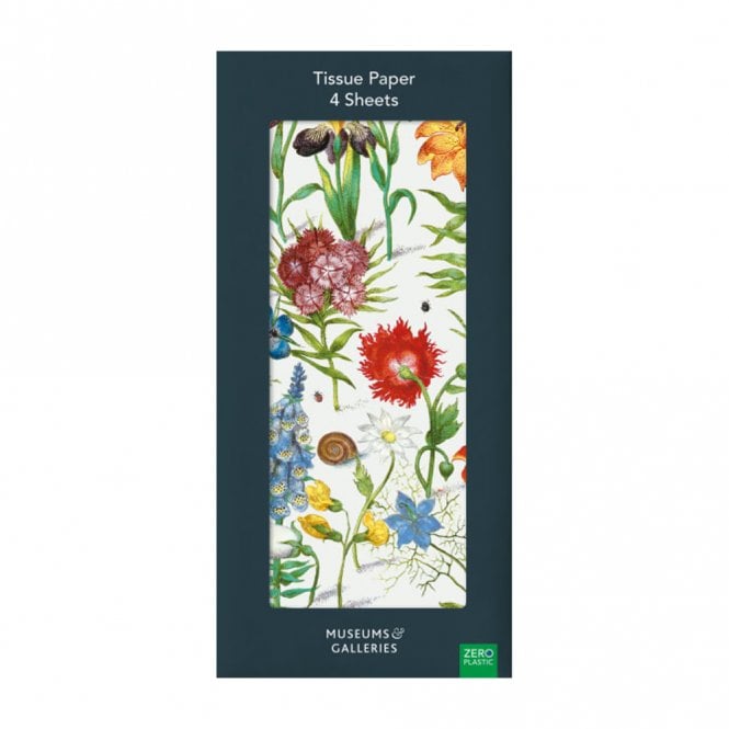 Museums & Galleries Philipp Hainhofer Floral Manuscript Tissue Paper