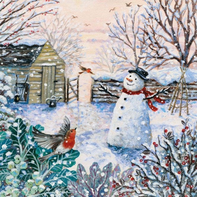 Museums & Galleries Snowy Garden Pack of 20 Charity Christmas Cards