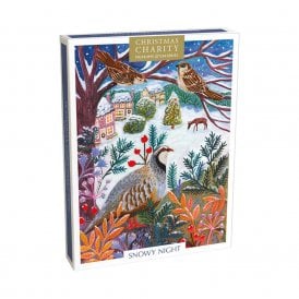 Snowy Night Pack of 16 Charity Christmas Cards