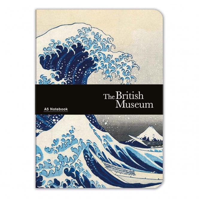 Museums & Galleries The British Museum Hokusai Wave A5 Luxury Notebook