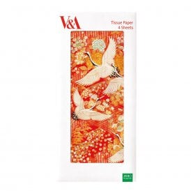 V&A Kimono Cranes Tissue Paper