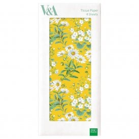 V&A Yellow Daisies Tissue Paper