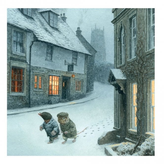Museums & Galleries Walking Through the Village Pack of 8 Christmas Cards