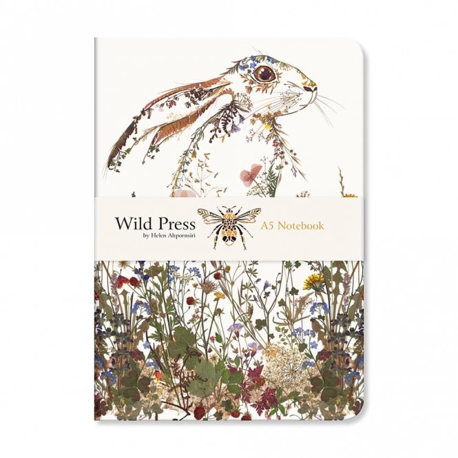 Museums & Galleries Wild Press Wildflower Hare A5 Notebook