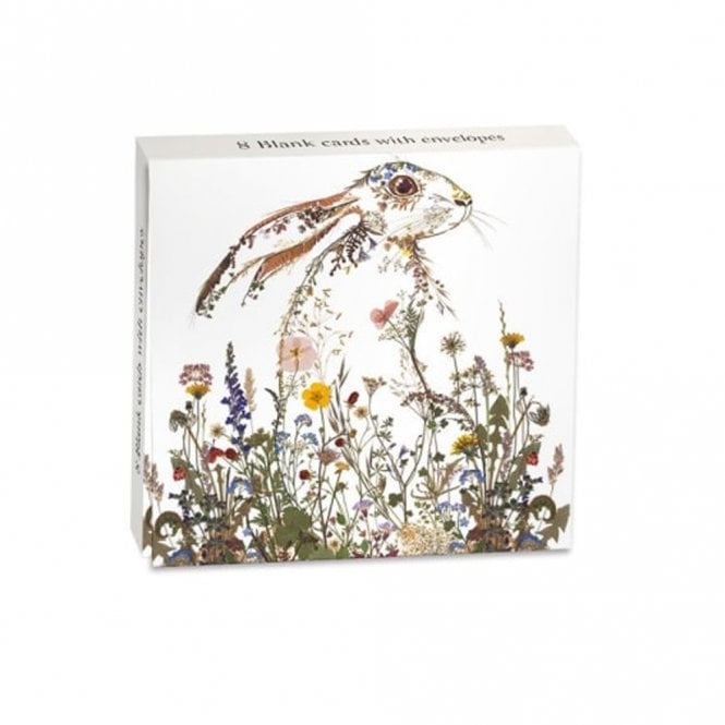 Museums & Galleries Wildflower Hare Square Notecard Pack