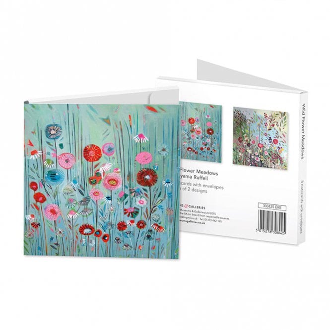 Museums & Galleries Wildflower Meadow Square Notecard Pack