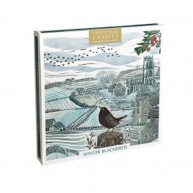 Winter Blackbirds Pack of 12 Charity Christmas Cards