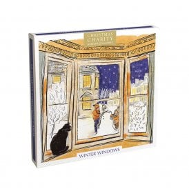 Winter Windows Pack of 12 Charity Christmas Cards