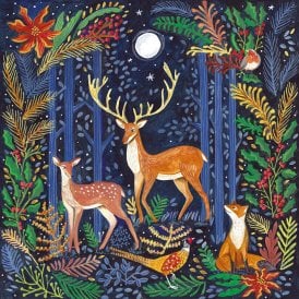 Woodland Gathering Pack of 8 Charity Christmas Cards