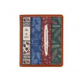 Jane Austen Tan Book Club Flap Over Purse
