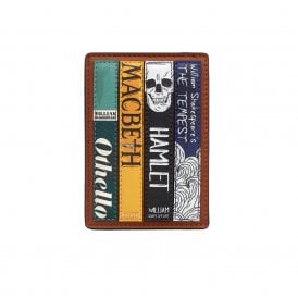 Shakespeare Tan Card Holder