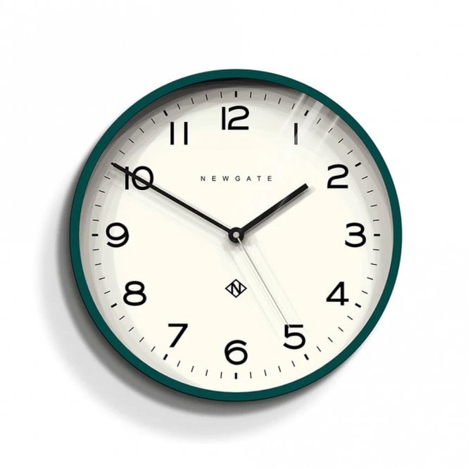 Newgate Echo Number Three Eden Green Wall Clock