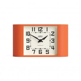 Mini Metro Orange Mantel Clock