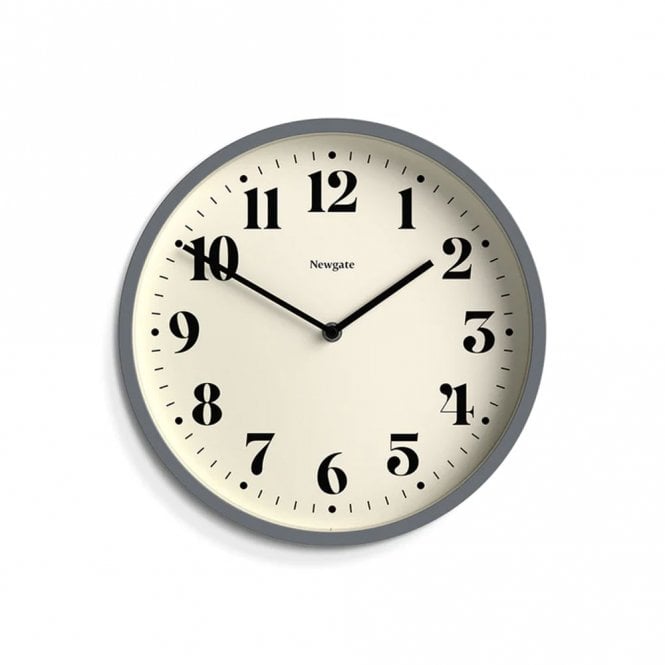 Newgate Number Four French Navy Wall Clock