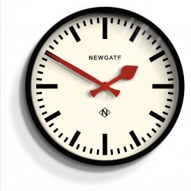The Luggage Black Station Wall Clock