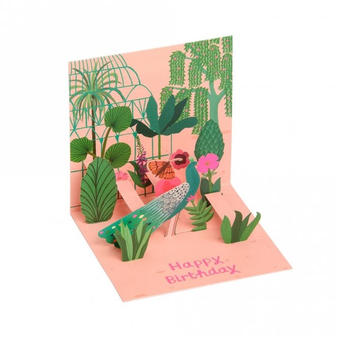 Ohh Deer Peacock Pop Up Greeting Card